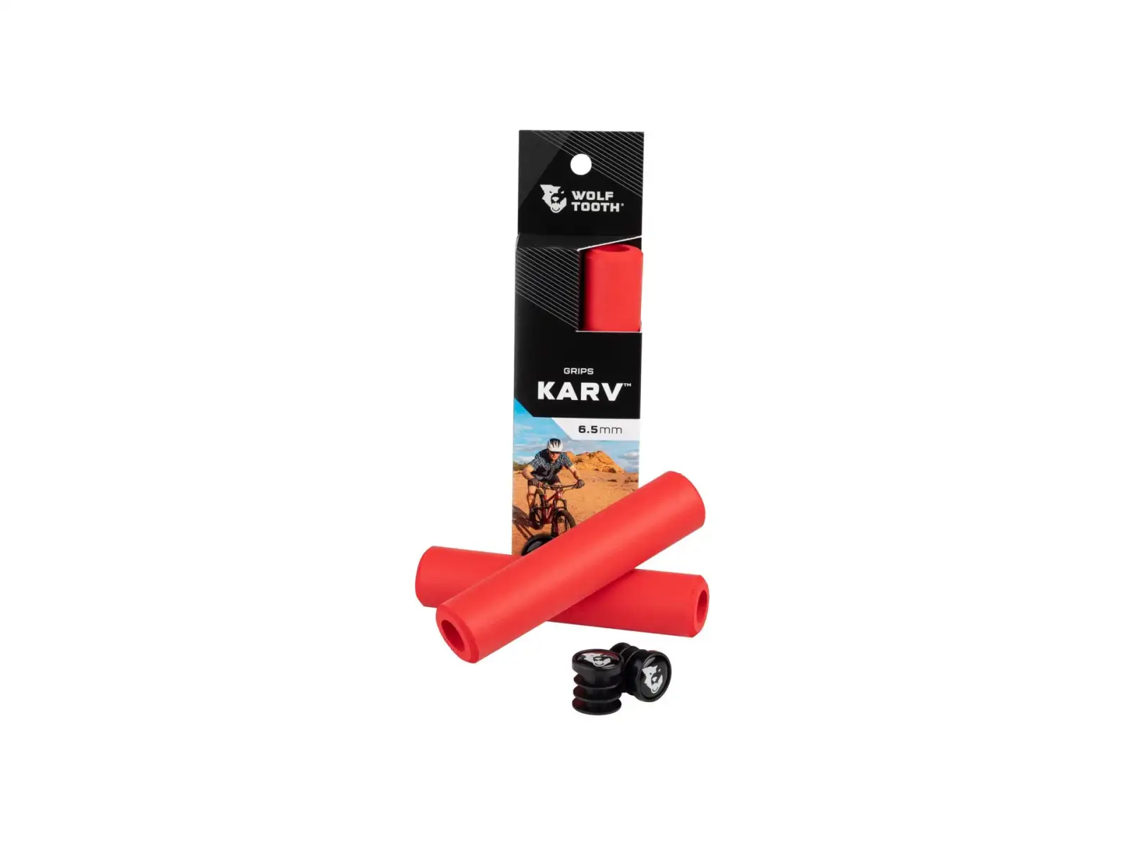 Wolf Tooth Karv chwyty czerwona