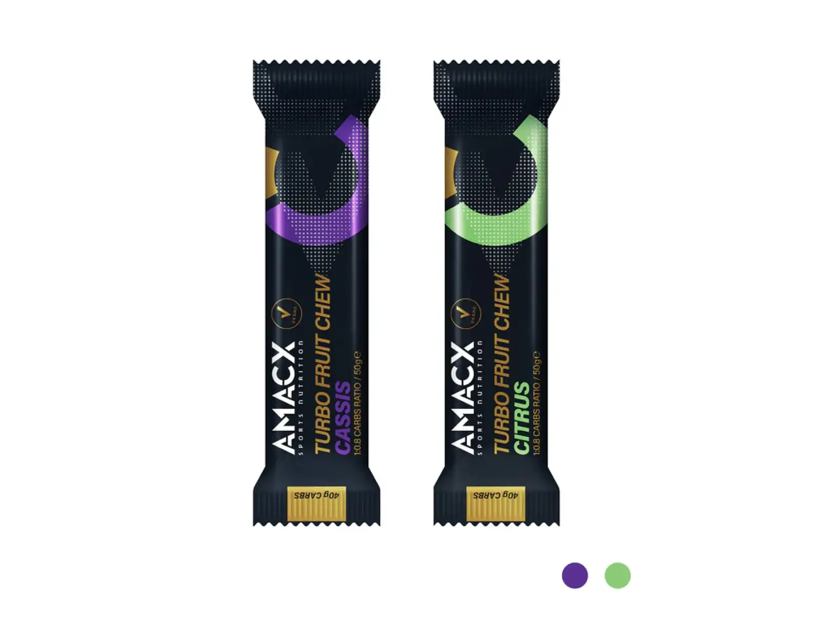 Amacx Turbo Fruit Chew baton energetyczny 50 g Cassis