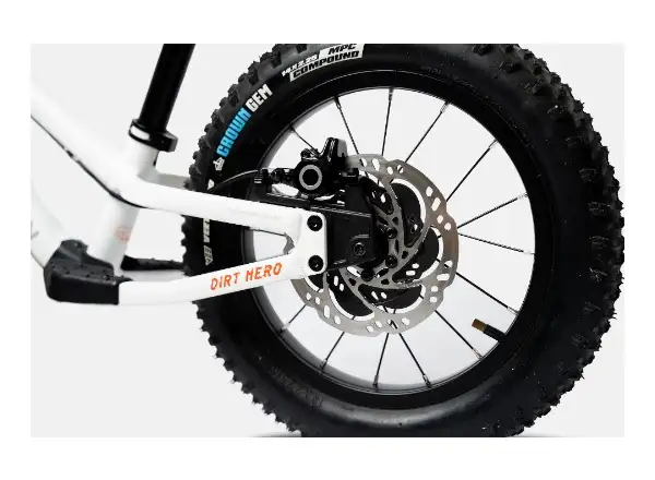 Kids Ride Shotgun Dirt Hero 14 rowerek biegowy z hamulcem