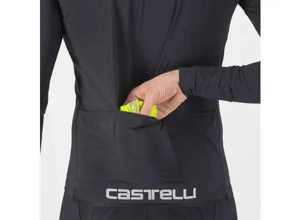 Castelli Squadra Stretch męska kurtka Electric Lime/Dark Grey