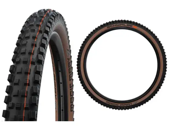 Schwalbe Magic Mary Super Gravity Addix Soft TLE EVO 29x2,40" MTB opona kevlar brązowy