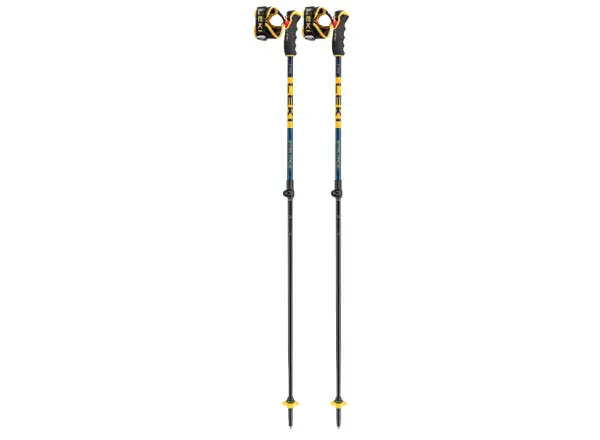 Leki Spitfire Vario 3D narciarskie kijki Denimblue/Aegeanblue/Mustardyellow