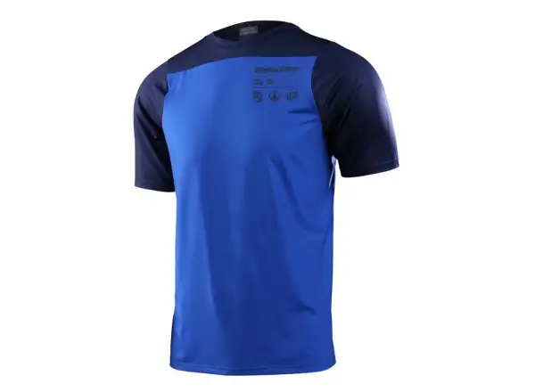 Troy Lee Designs Skyline męska koszulka z długim rękawem Mono True Blue