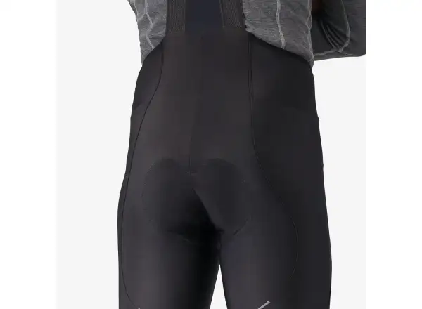 Castelli Espresso Bibtight męskie spodnie z szelkami i wkładką Black