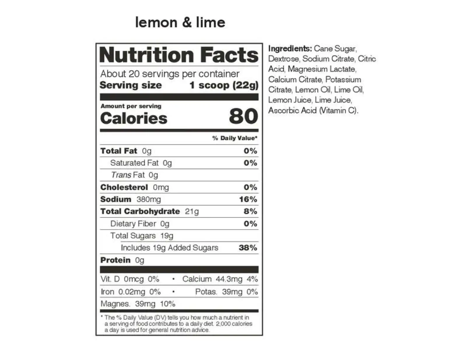 Skratch Labs Hydration Sport Drink Mix napój jonowy 440 g cytryna/lima