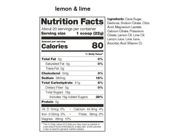 Skratch Labs Hydration Sport Drink Mix napój jonowy 440 g cytryna/lima