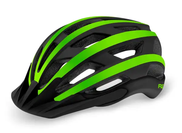 R2 Explorer kask matowa czarna/Neon żółta
