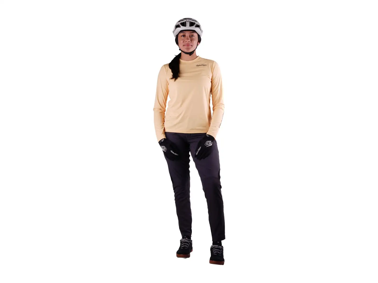 Troy Lee Designs Lilium Pro damska koszulka z długim rękawem Butter