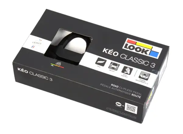 Look Keo Classic 3 pedały zatrzaskowe czarno-białe