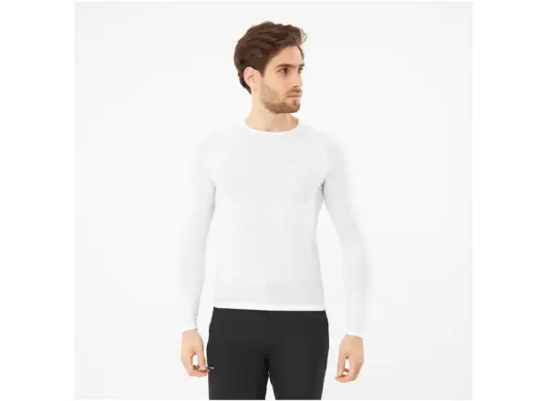 Viking unisex funkcjonalna koszulka z długim rękawem White