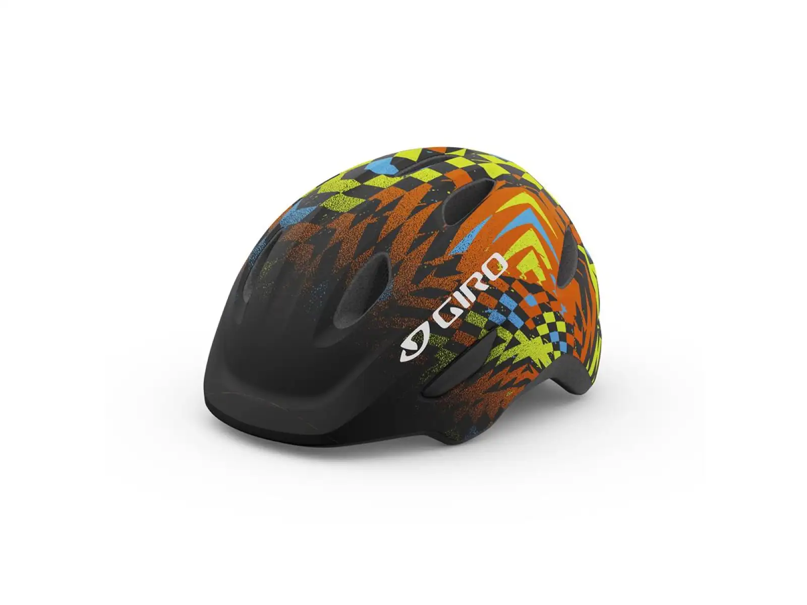 Giro Scamp dziecięcy kask Mat Black/Check Fade