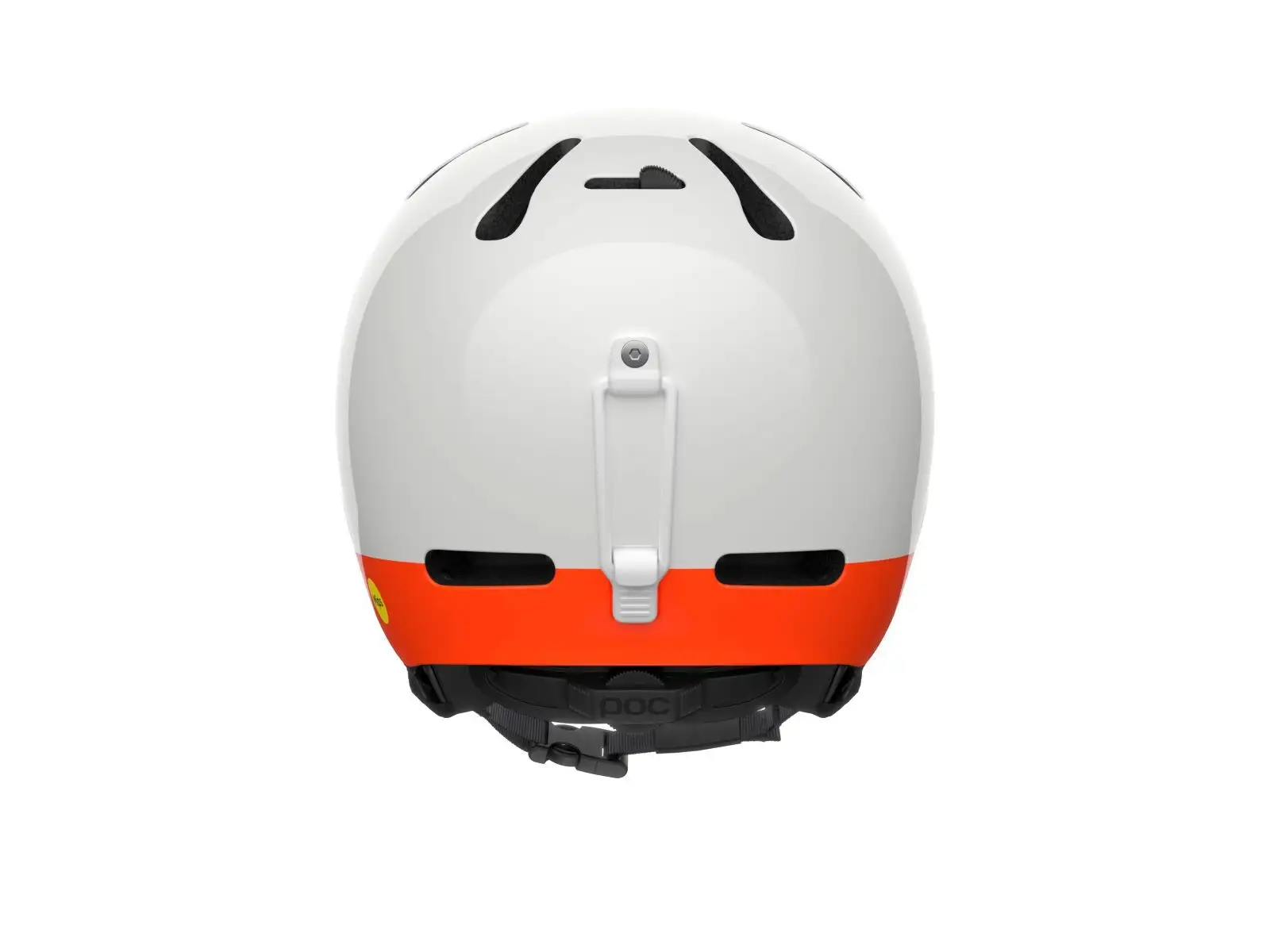 POC Fornix MIPS kask narciarski Hydrogen White/Fluorescent Orange