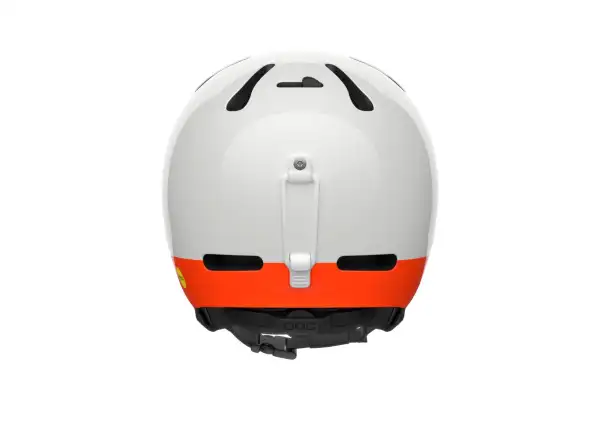 POC Fornix MIPS kask narciarski Hydrogen White/Fluorescent Orange