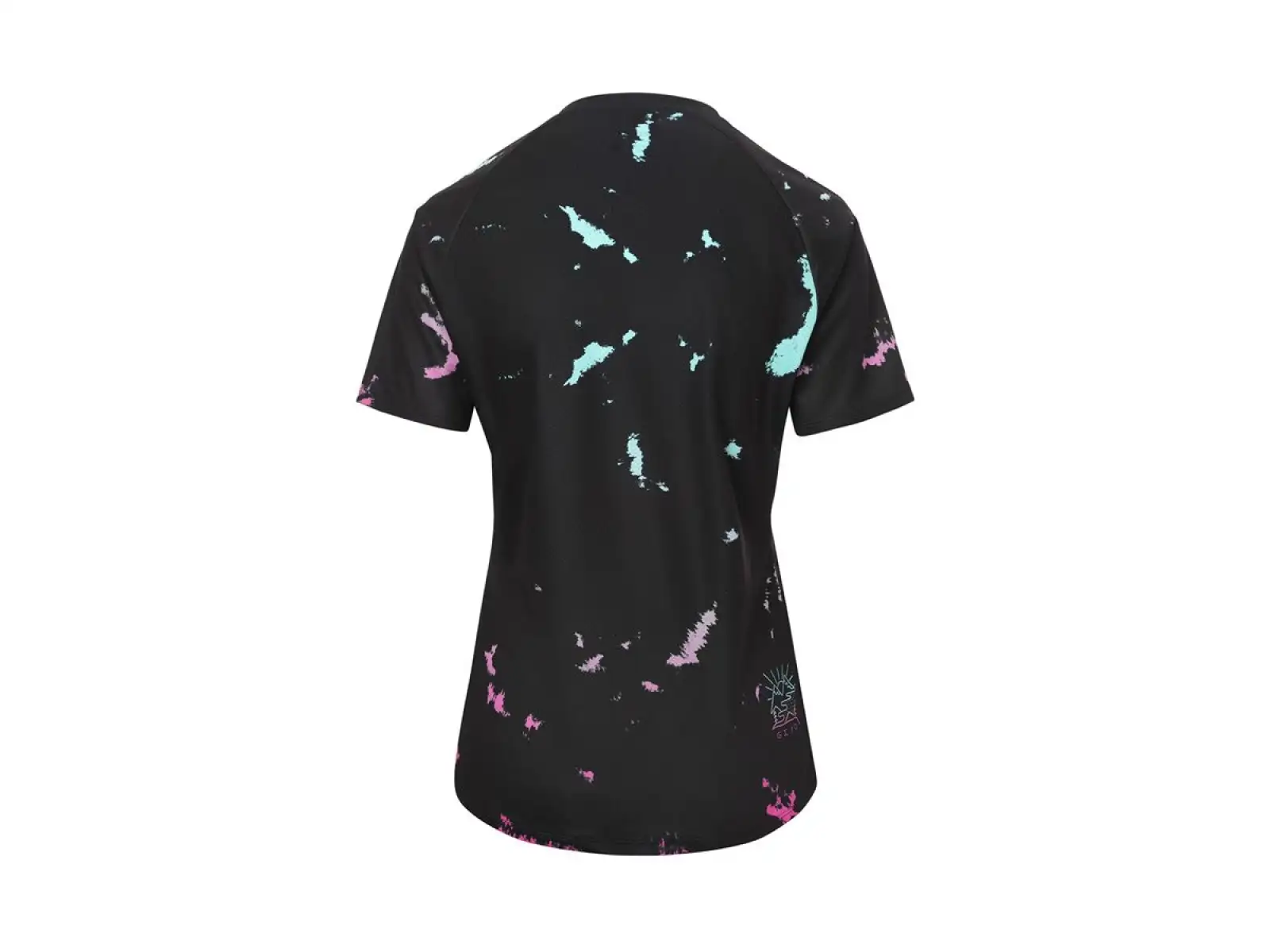 Giro Roust damski koszulka z krótkim rękawem Black Ice Dye