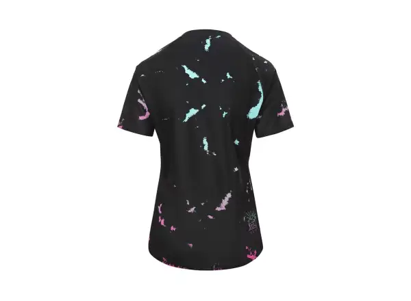 Giro Roust damski koszulka z krótkim rękawem Black Ice Dye