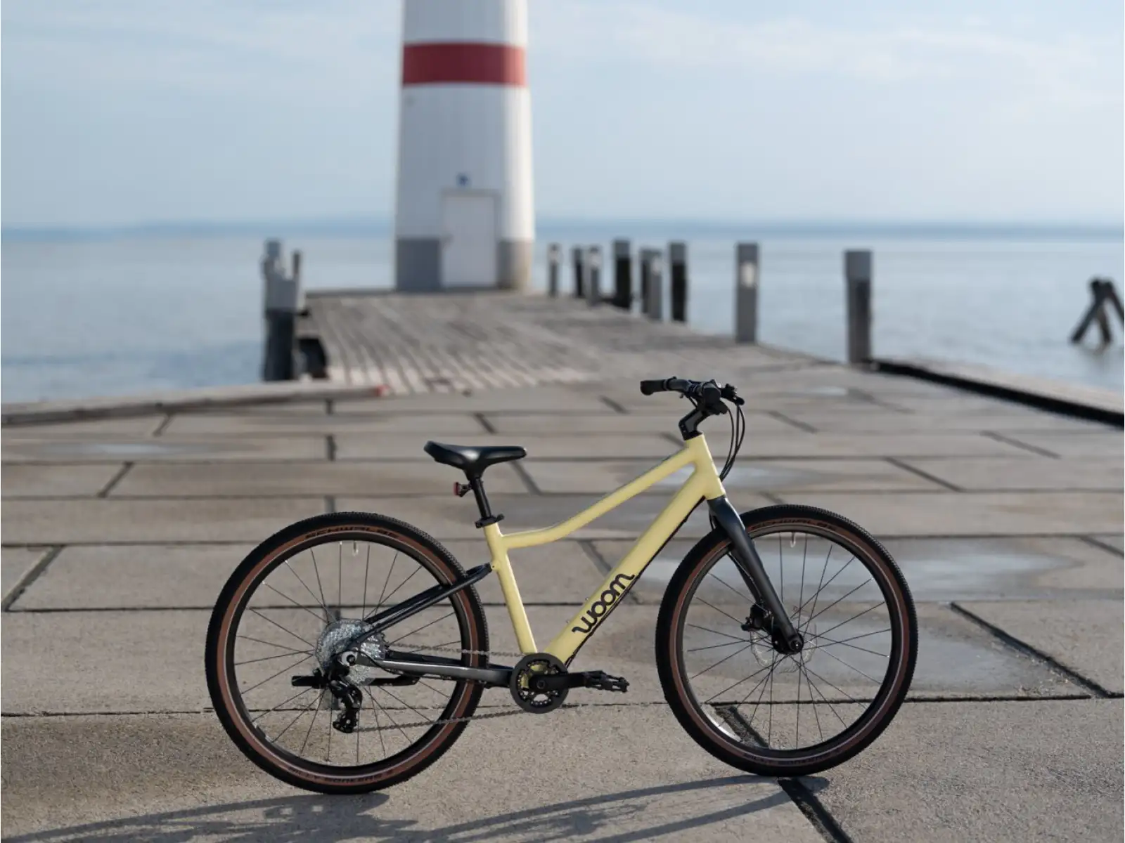 Woom 4 EXPLORE rower dziecięcy mellow yellow