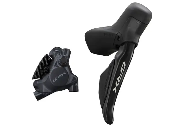 Shimano GRX Di2 BR-RX410 + ST-RX715 hamulec tarczowy tylny (prawy), J-kit, polymer