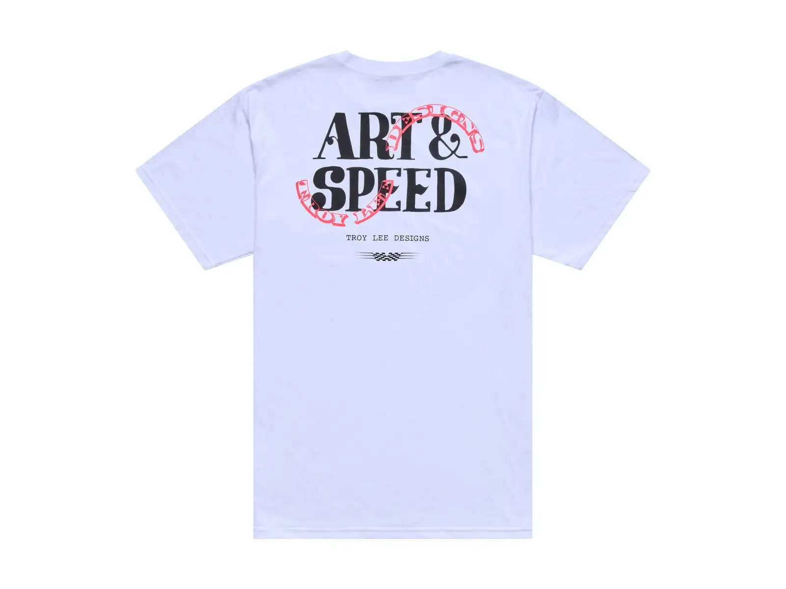 Troy Lee Designs męska koszulka Pink Slips White