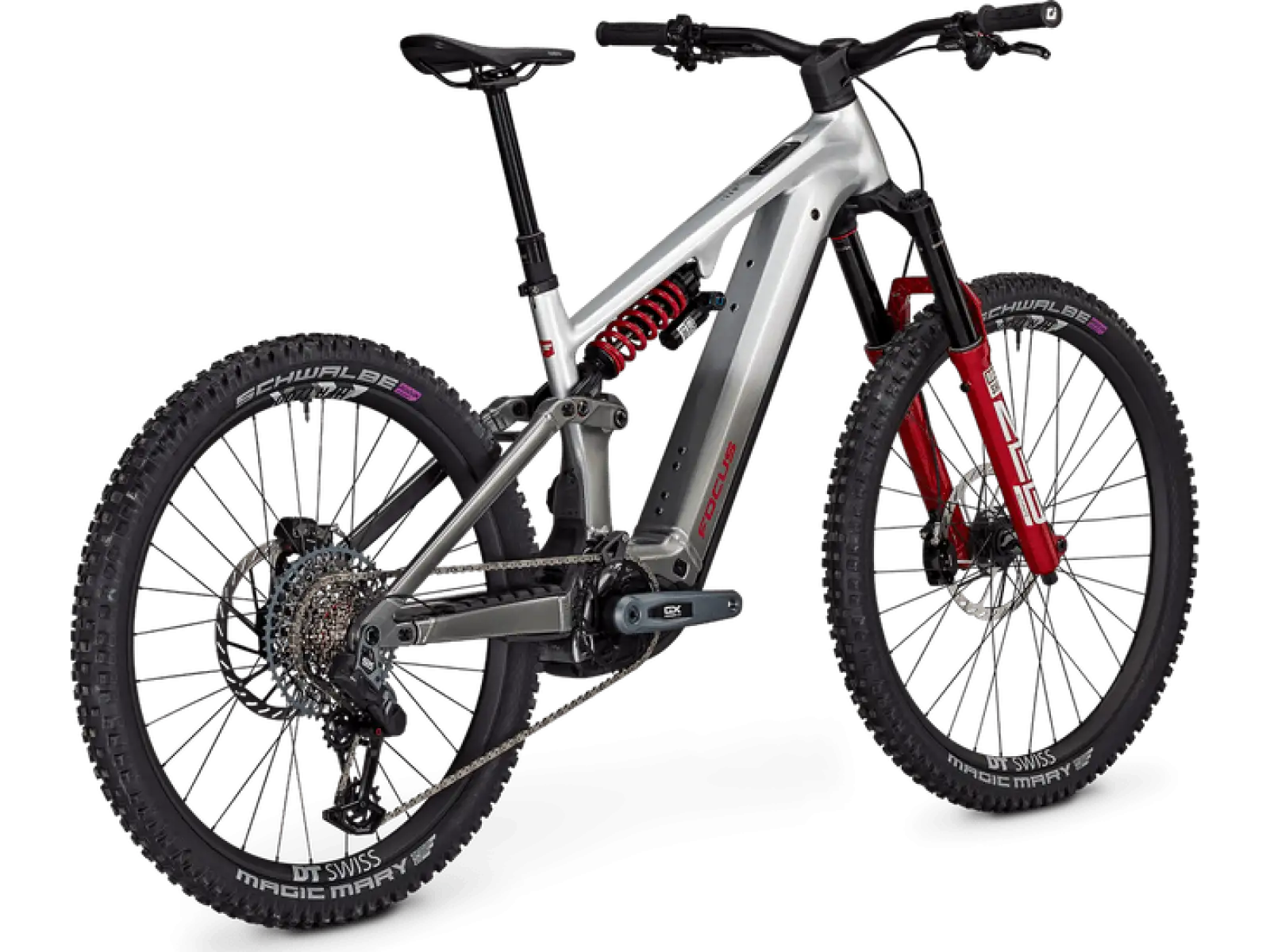 Focus SAM2 6.0 rower elektryczny pełnym zawieszeniem Nepalsilver/Steelgrey
