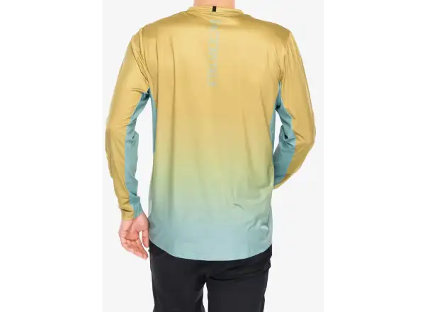 Oakley Maven Coast 2.0 luźna koszulka z długim rękawem Gradient Sulfide Pacific