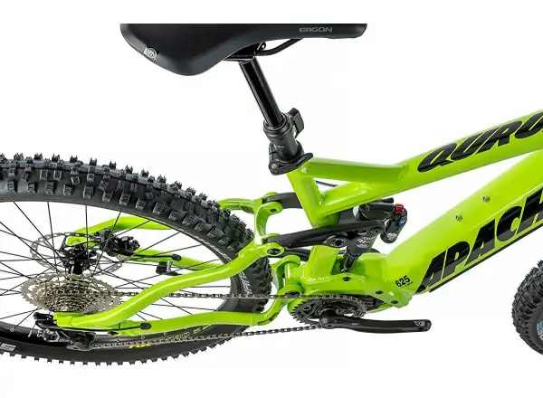 Apache Quruk 5 Bosch w pełni zawieszony rower elektryczny acid green