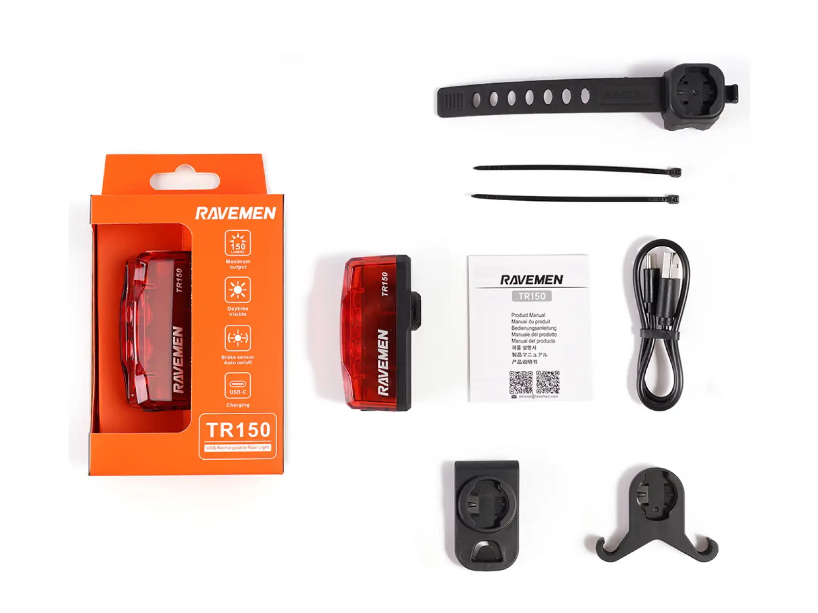 Ravemen TR150 tylne światło