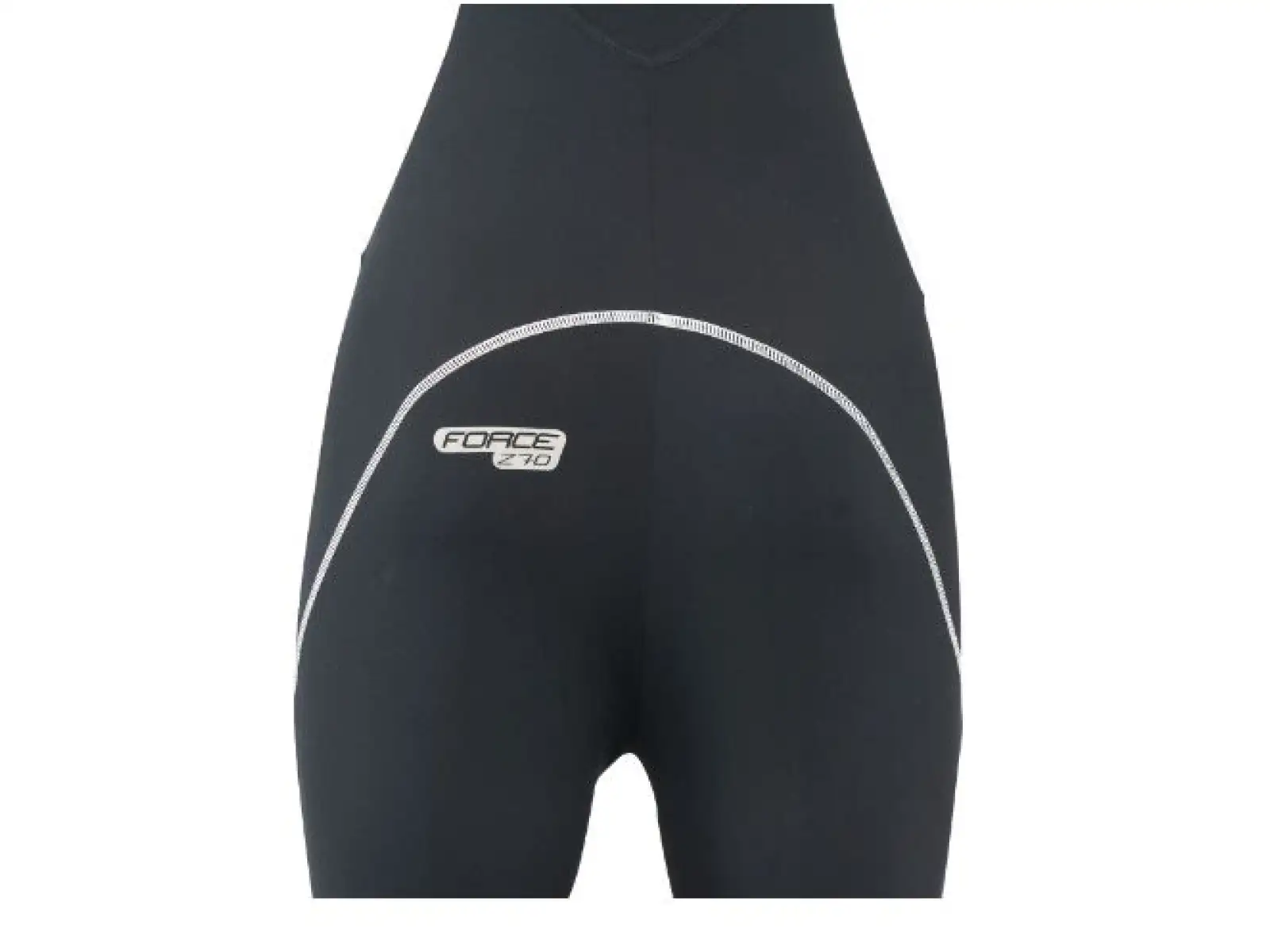 Force Z70 softshell spodnie na szelkach bez wkładki czarne