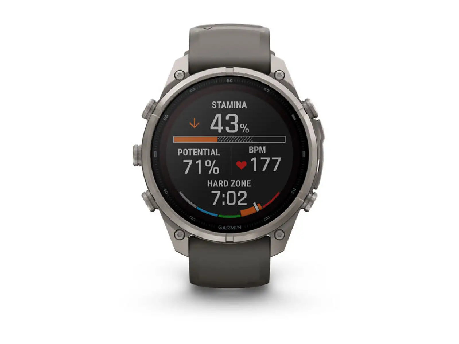 Garmin Fénix 9 Pro inReach Solar 47 mm Tytan Pebble Gray/Silver Gray