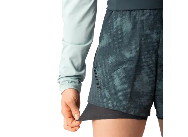Dynafit Trail Reflective 2w1 damskie spodenki do biegania Cinder