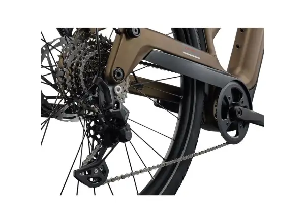 Giant Explore E+ 3 Pro DD rower trekkingowy elektryczny Pyrite Brown
