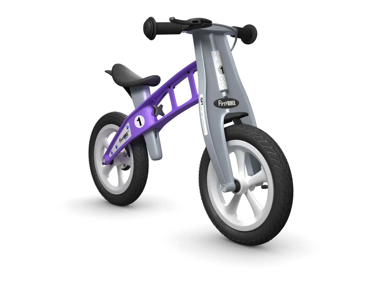 First Bike Street rowerek biegowy dla dzieci fioletowa