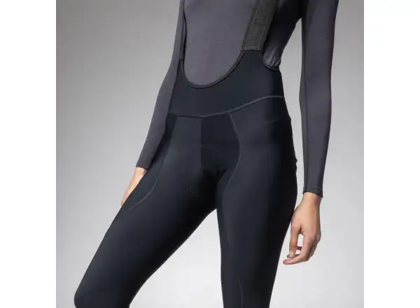 Alé Pragma Winter damskie ocieplane spodnie z szelkami i wkładką Black