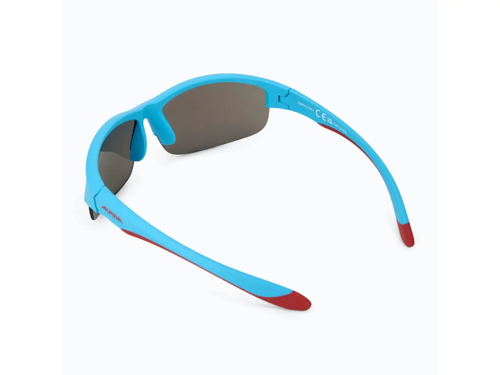 Alpina Flexxy Youth HR dziecięce okulary Blue-Red Matt/Blue mirror