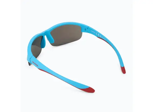 Alpina Flexxy Youth HR dziecięce okulary Blue-Red Matt/Blue mirror