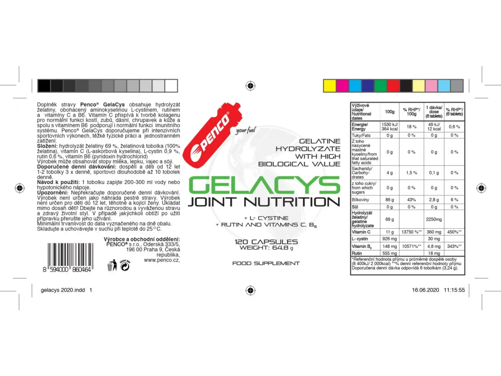 Penco Gelacys 120 tabl.