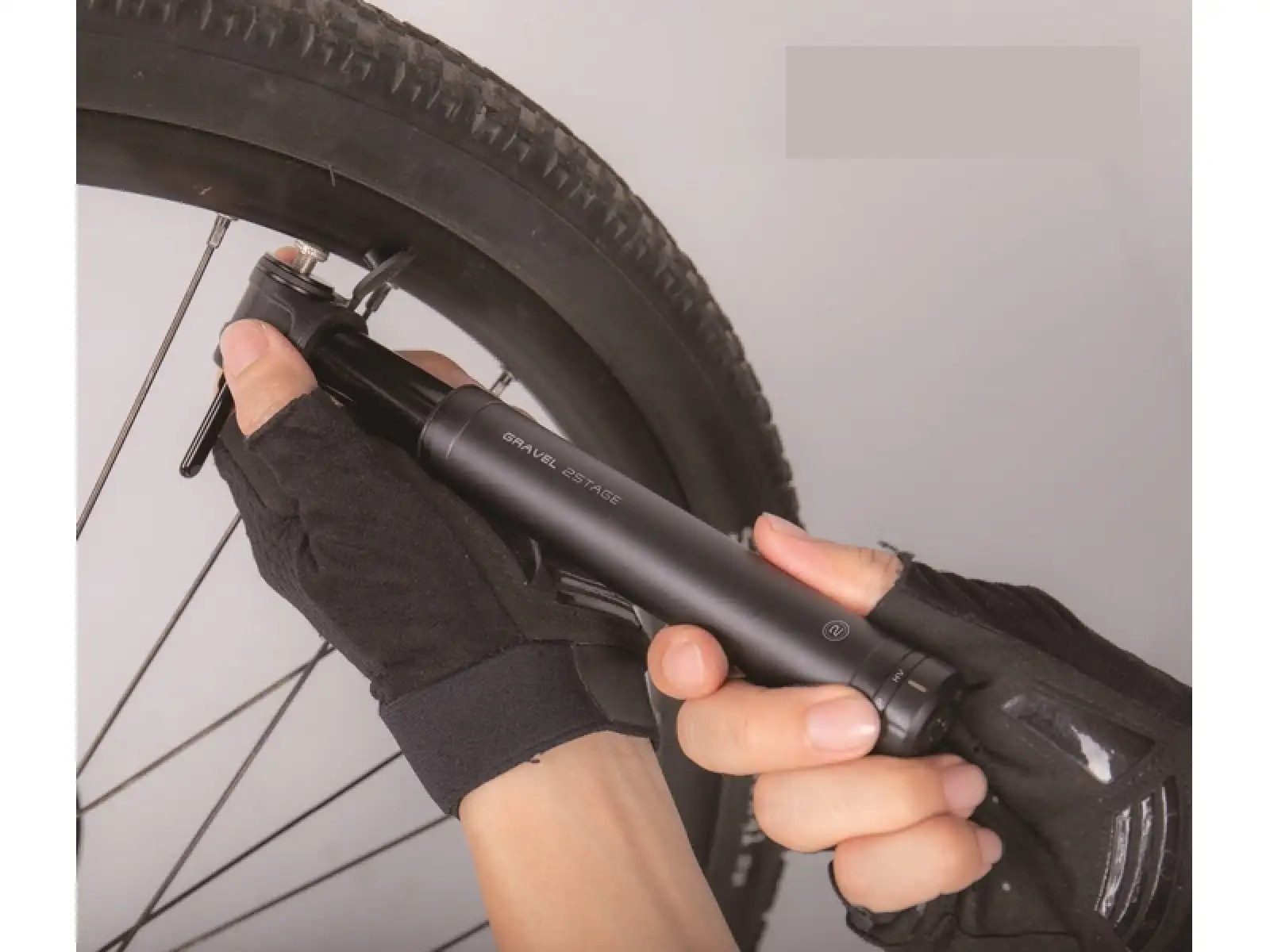 Topeak Gravel 2Stage mini pompka 18,4cm Black