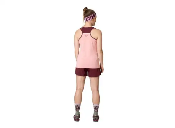 Dynafit Alpine Pro 2v1 damskie spodenki do biegania Burgundy