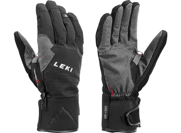 Leki Tour Evolution V rękawice turystyczne black/chrome/red