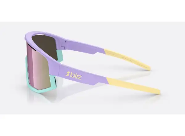 Bliz Fusion Small okulary przeciwsłoneczne Matt Pastel Purple/Brown&Rose Mirror