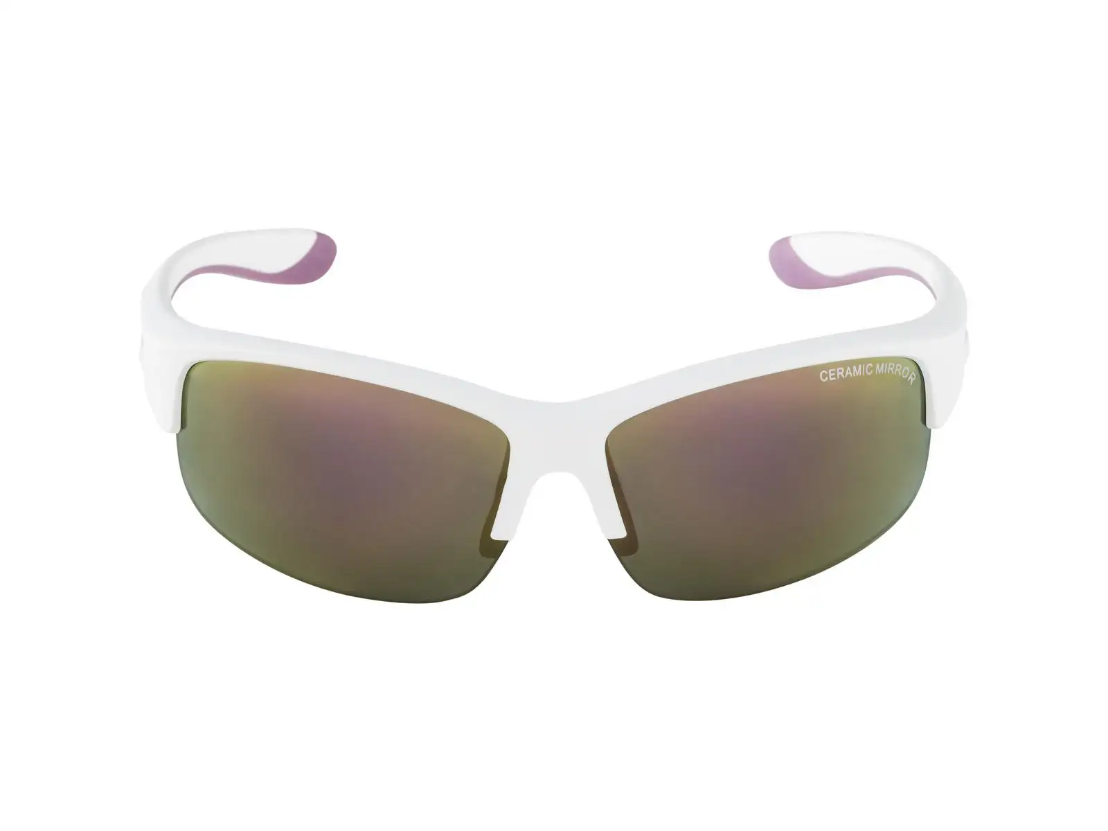 Alpina Flexxy Youth JR okulary dziecięce White-Purple Matt/Pink mirror