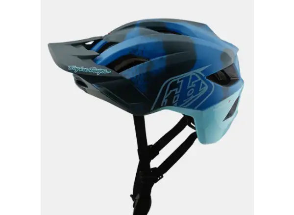 Troy Lee Designs Flowline SE Badge kask Camo Blue