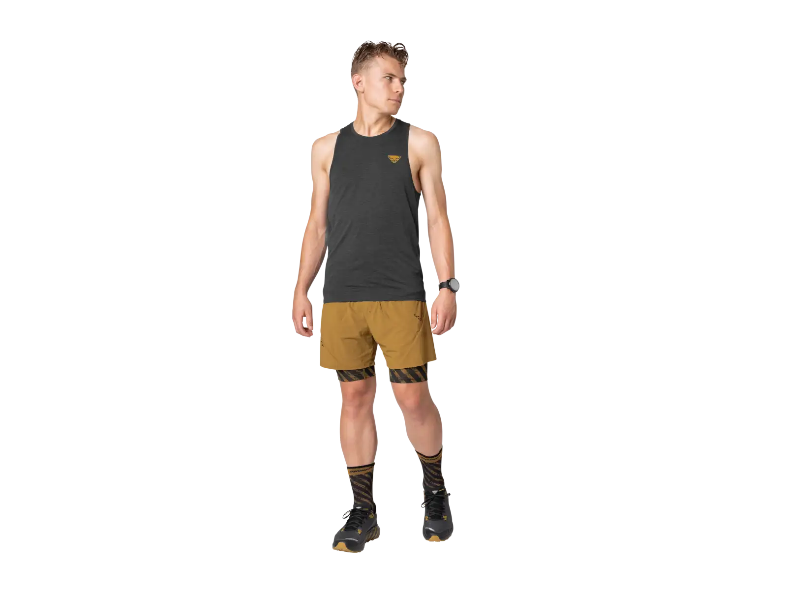 Dynafit Trail męska koszulka biegowa bez rękawów Black Out