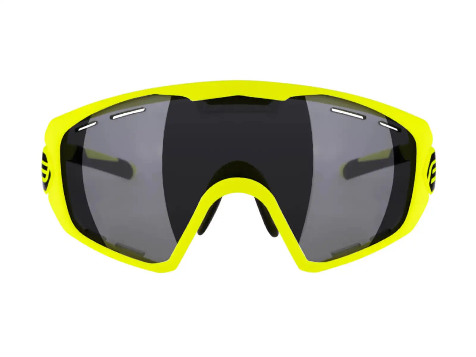 Force Ombro Plus okulary rowerowe fluo/czarna szkła laser