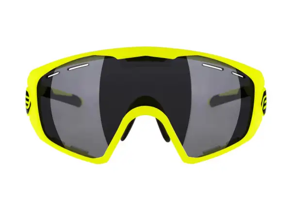 Force Ombro Plus okulary rowerowe fluo/czarna szkła laser