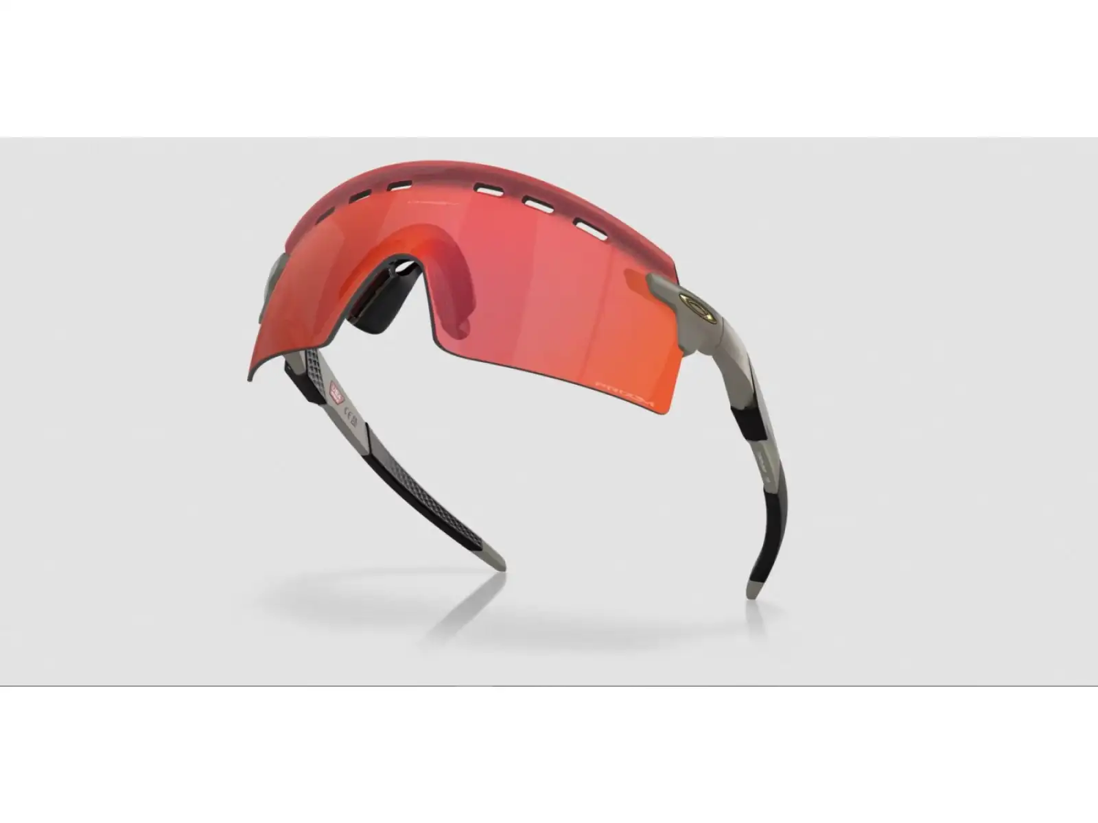 Oakley Encoder Strike Vented okulary przeciwsłoneczne Mat Onyx/Prizm Trail Torch
