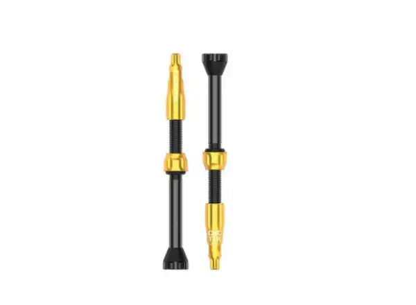 Lezyne CNC TLR bezdętkowe wentyle 44 mm gold