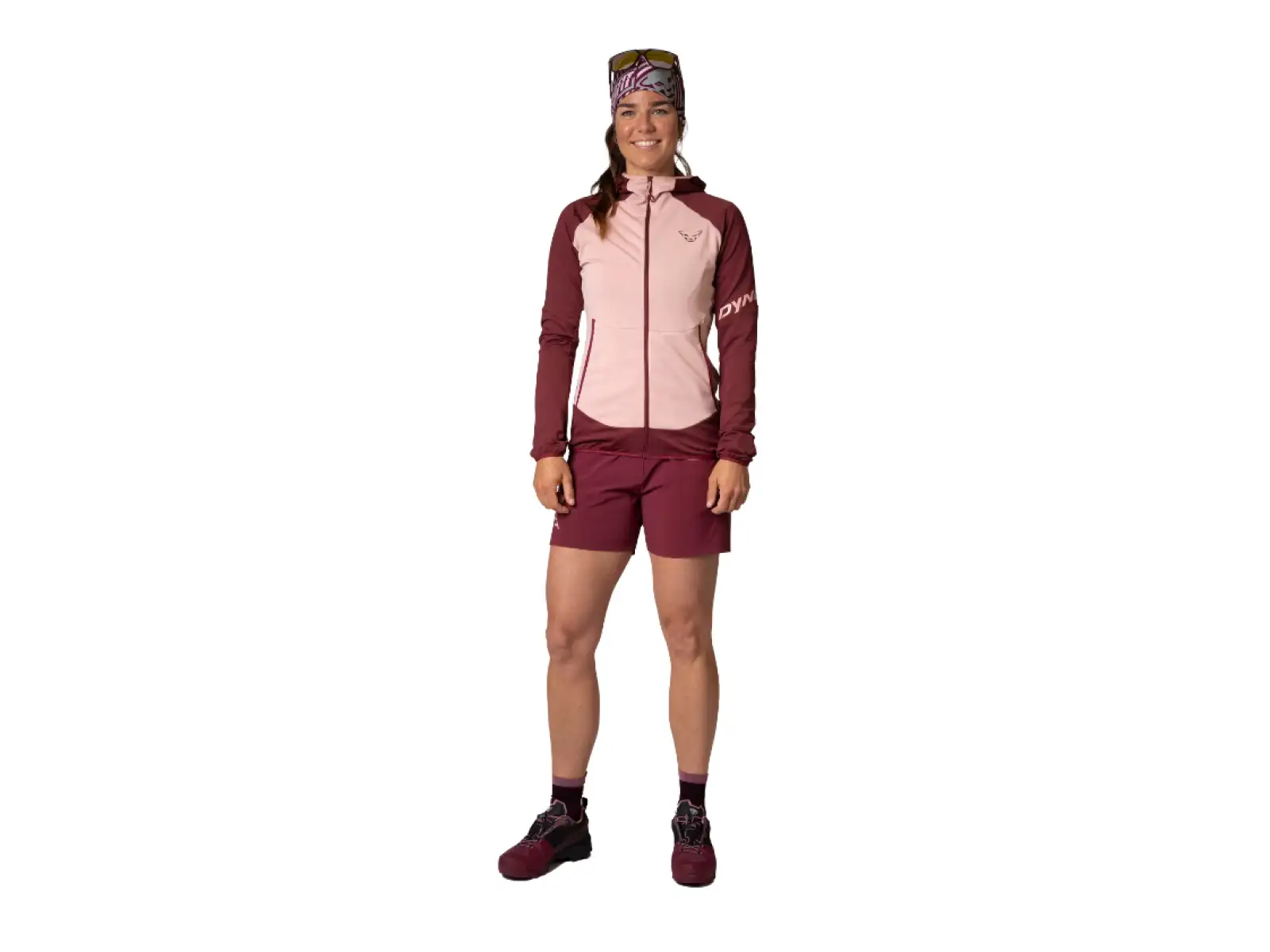 Dynafit Transalper Hybrid damskie szorty Burgundy
