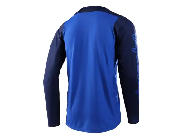 Troy Lee Designs Skyline męska koszulka z długim rękawem Mono True Blue