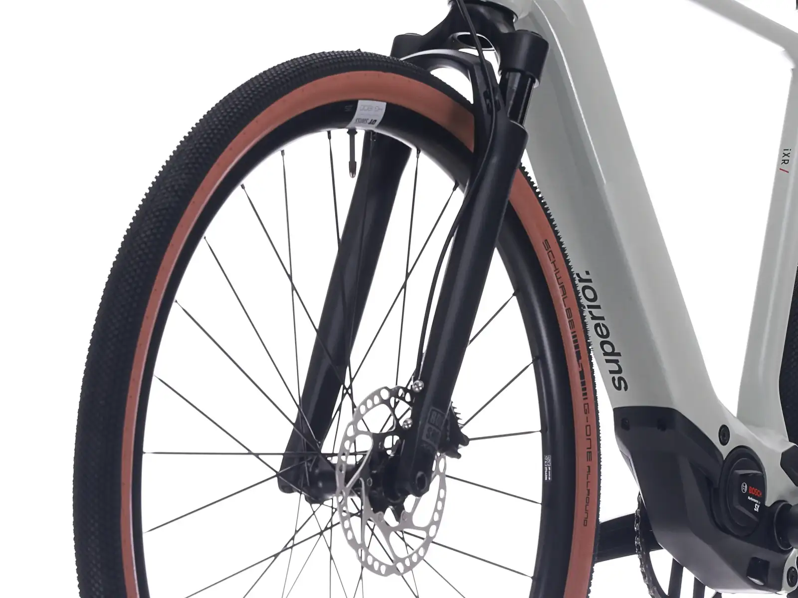 Superior iXR 6.5 elektryczny rower gravel Matte Green Grey