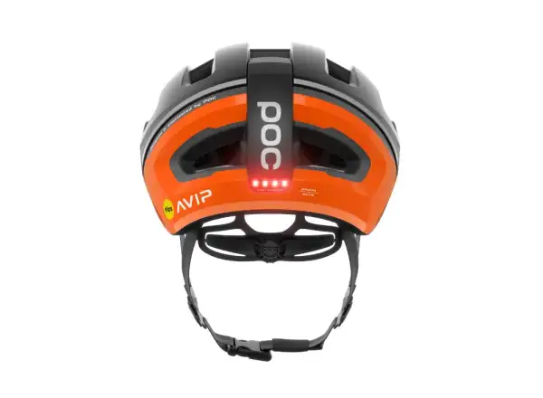 POC Omne Beacon MIPS kask rowerowy Fluorescent Orange AVIP/Uranium Black Matt